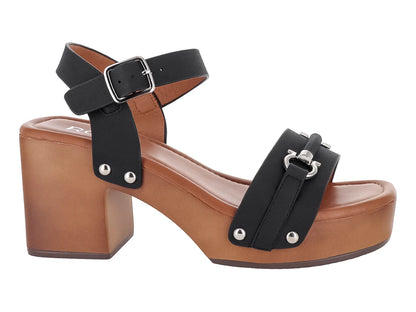 Sandalias ROZE Negro para Mujer