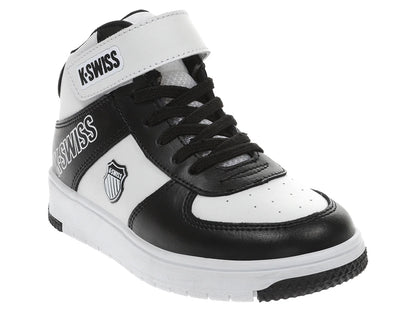 Tenis K SWISS Salt Mid Negro y Blanco para Niño