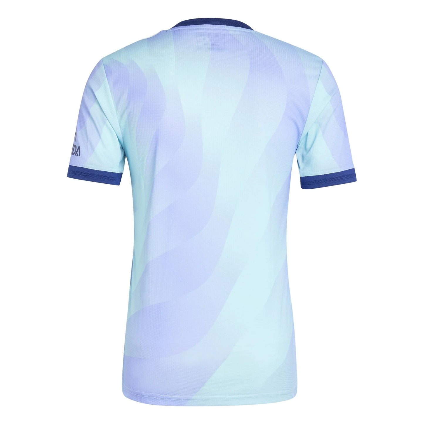 adidas Mens Arsenal Third Jersey Authentic 24 25 Aqua Purple