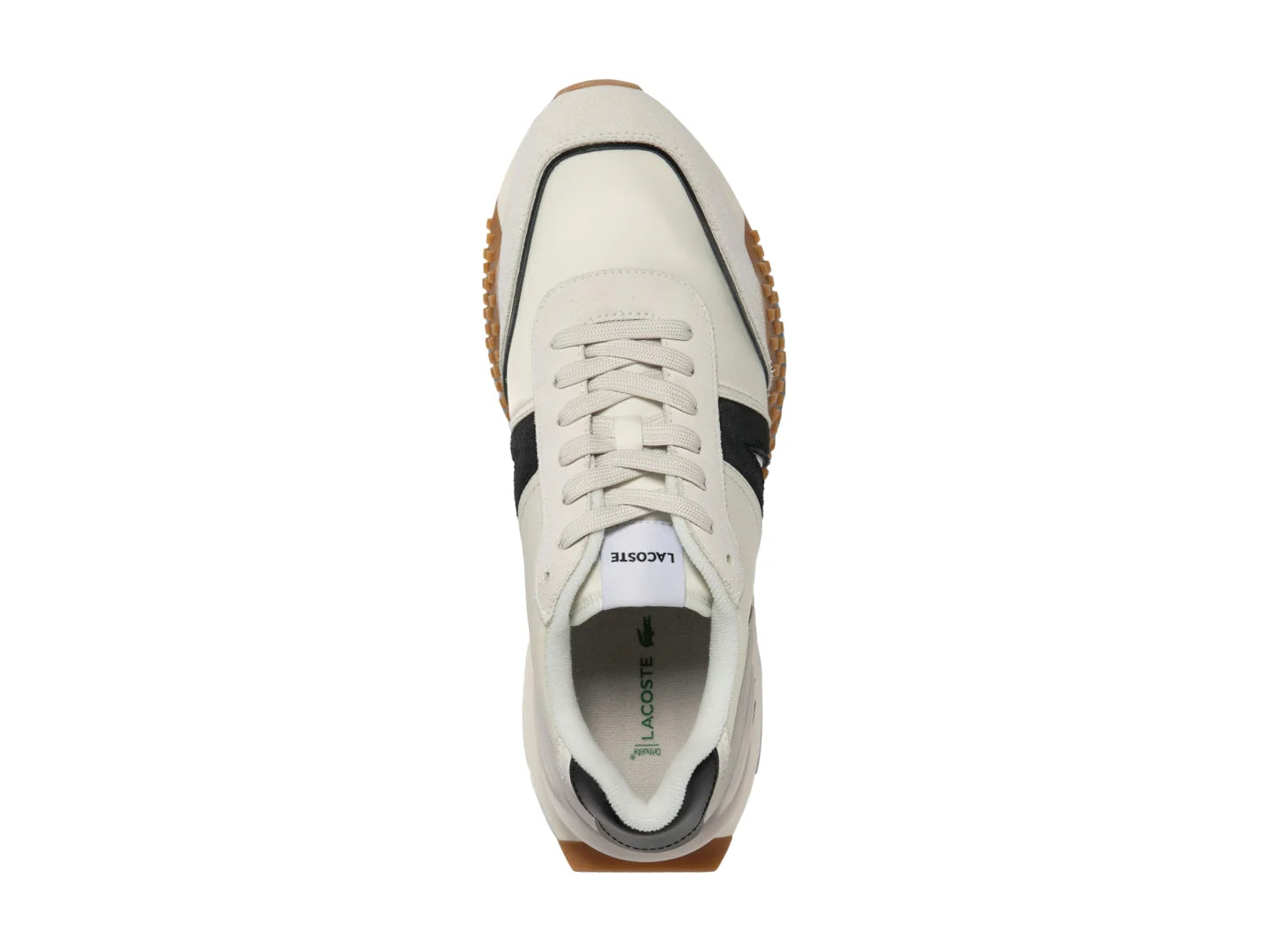 Tenis Lacoste L Spin Deluxe Blancos y Negros para Hombre