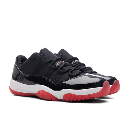 Air Jordan 11 Retro Low Bred GS Black Varsity Red White