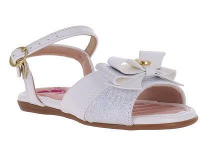 Sandalias Molekinha Blanco Glow para Niña