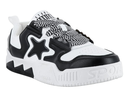 Tenis ZAEM Negro y Blanco para Hombre