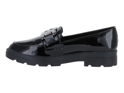 Zapatos Mocasines Maxim Charol Negro para Mujer