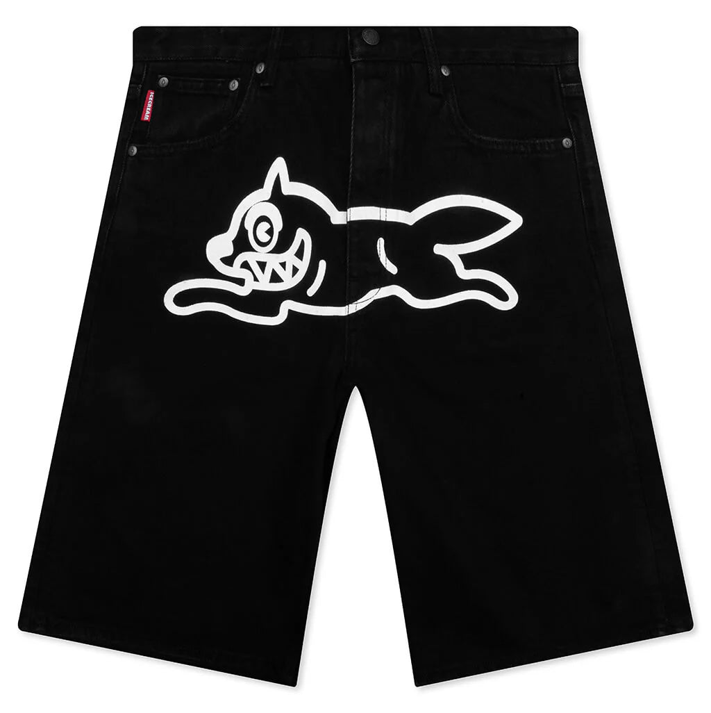 Big Black Jean Vanilla Fit Shorts Black Caramel