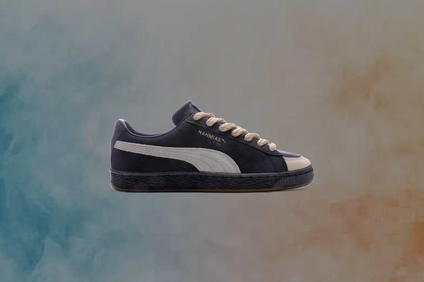 PUMA x Nahmias Suede Vintage Flat Dark Gray Vapor Gray Honey Butter