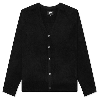 Brushed Cardigan Black