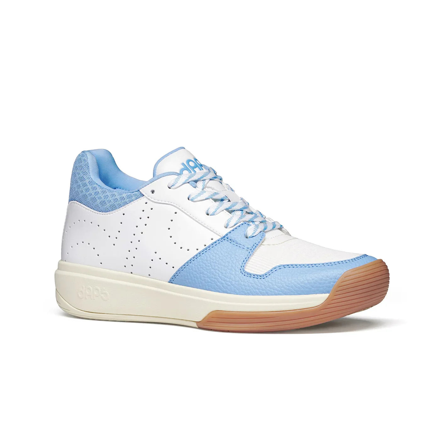 DAPS DESI Mid Baby Blue White Womens Pickleball Shoes