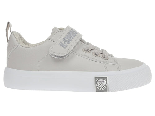 Tenis K SWISS Mini Trinity Blanco y Gris para Niño