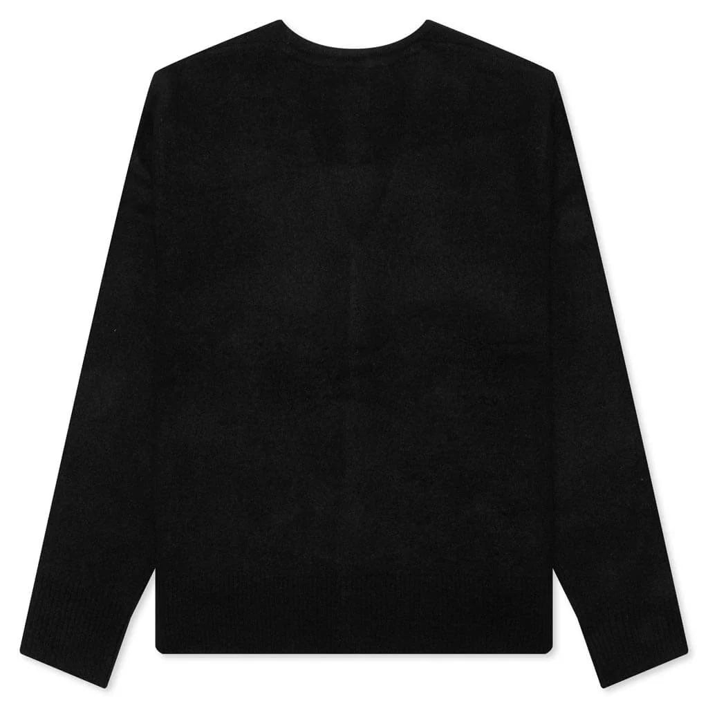 Brushed Cardigan Black
