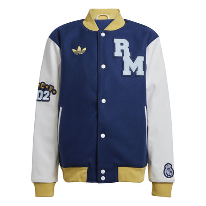adidas Real Madrid Varsity Jacket Team Blue
