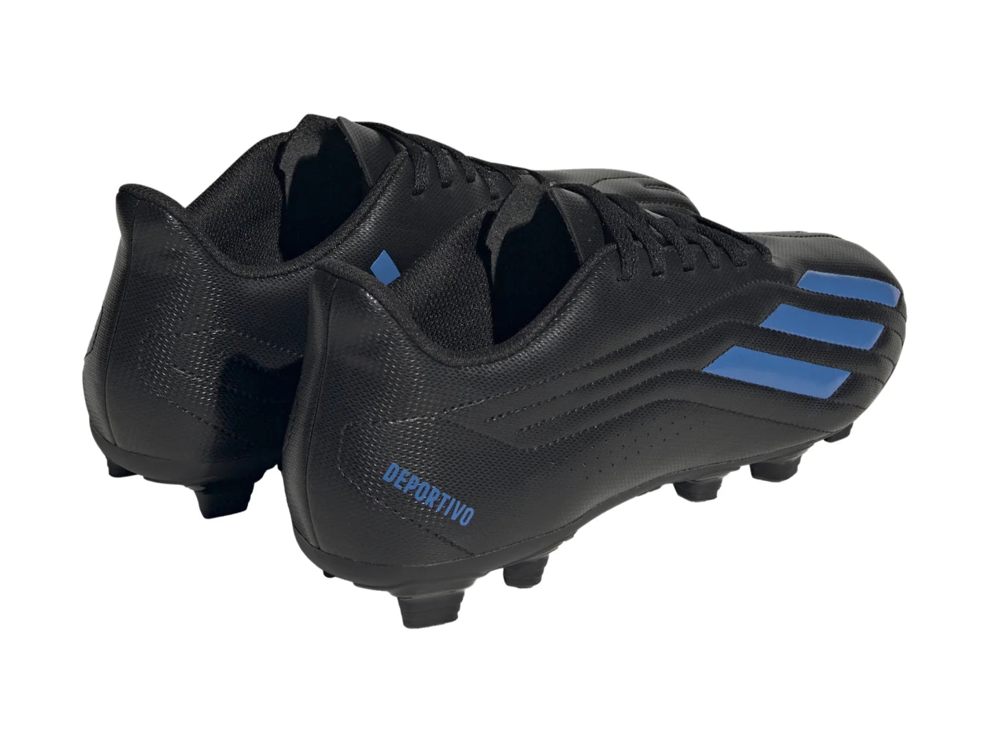 Tenis de Fútbol Adidas Deportivo II FXG Negro y Azul para Hombre