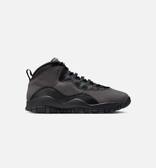 Air Jordan 10 Retro Shadow Mens Lifestyle Shoe Charred Grey True Red Black Limit One Per Customer
