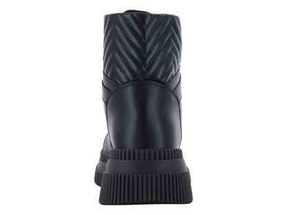 Botines Combat MeliAna Negro para Mujer