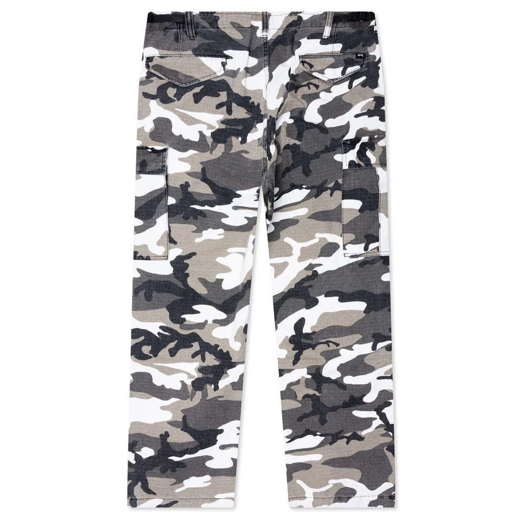 Military Cargo Pant Ripstop Snow Camo