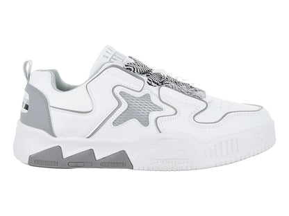 Tenis ZAEM Blanco y Gris para Hombre