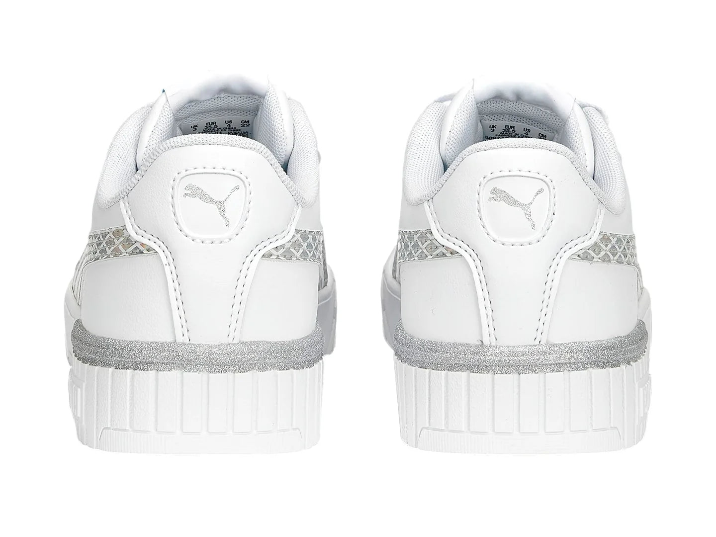 Tenis PUMA Carina 20 Mermaid Blanco y Azul para Niño
