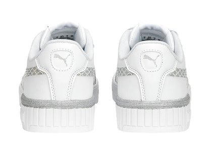 Tenis PUMA Carina 20 Mermaid Blanco y Azul para Niño