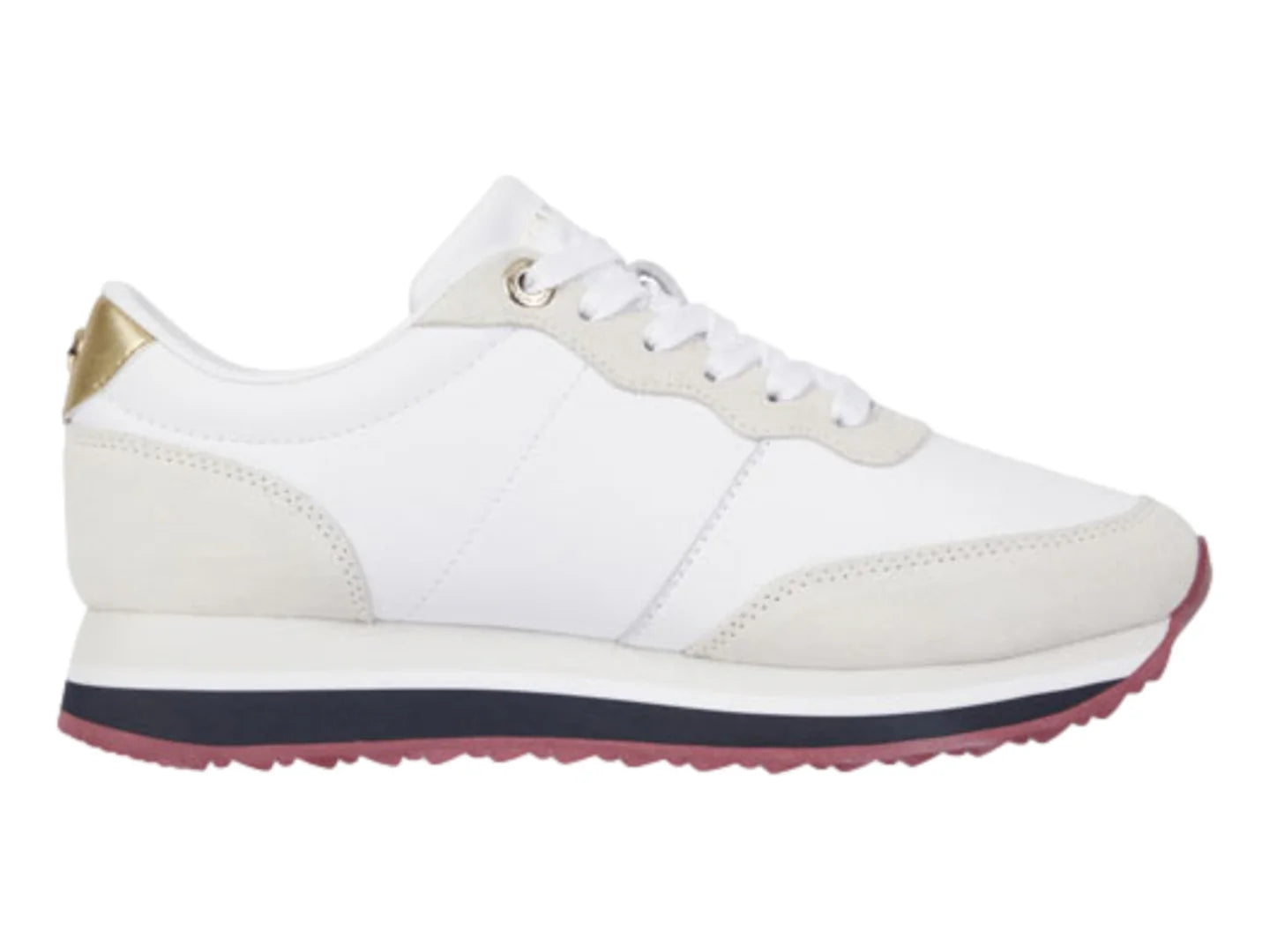 Tenis Tommy Hilfiger Corporate Sequins Runner Blancos para Mujer