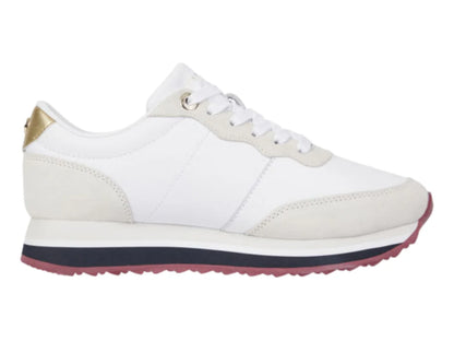 Tenis Tommy Hilfiger Corporate Sequins Runner Blancos para Mujer