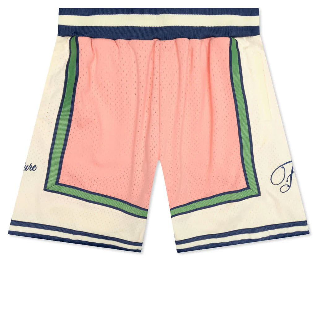 Feature x Mitchell Ness Shorts Pink