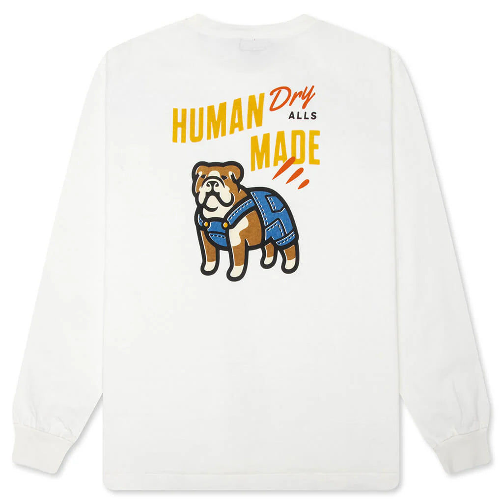 Graphic L S T Shirt 37 White