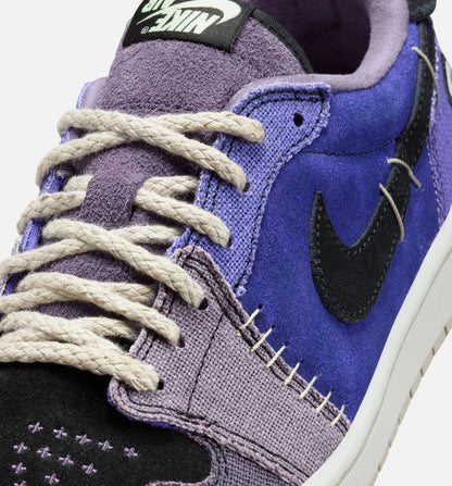 Air Jordan 1 Low OG Regency Purple and Dark Raisin Mens Lifestyle Shoe Regency Purple Vapor Green Black Dark Raisin Daybreak Light Silver