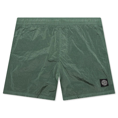 Nylon Metal Regular Fit Shorts Light Green