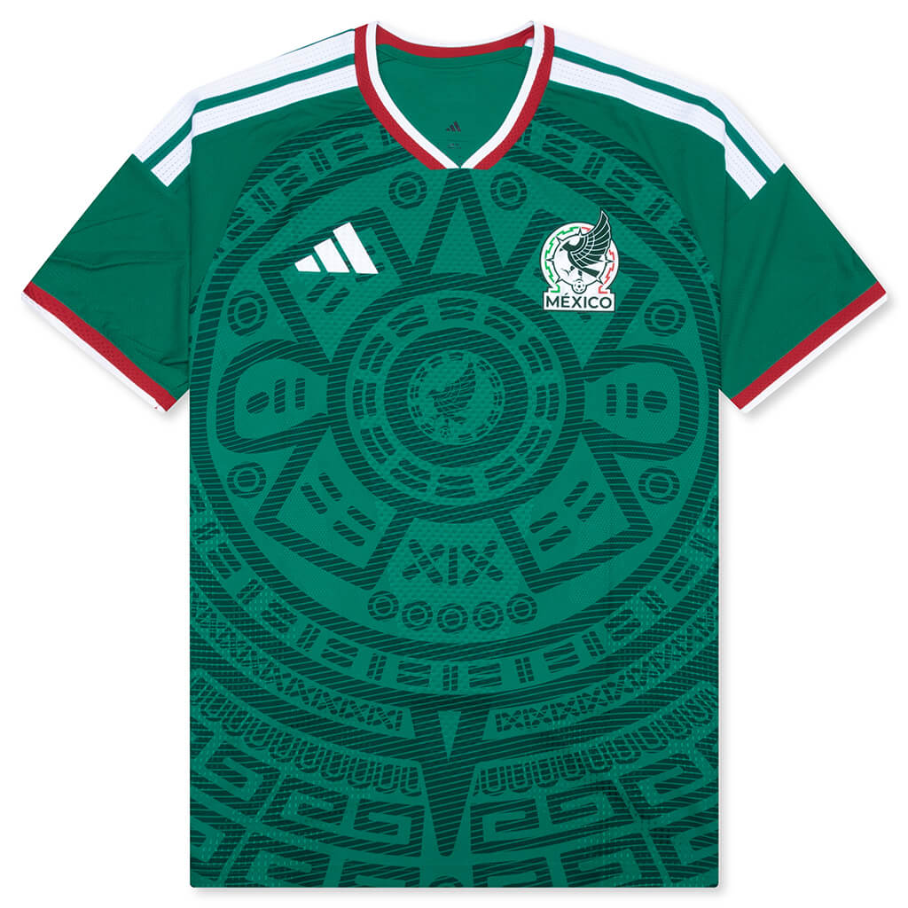Mexico 26 Home Authentic Jersey Green