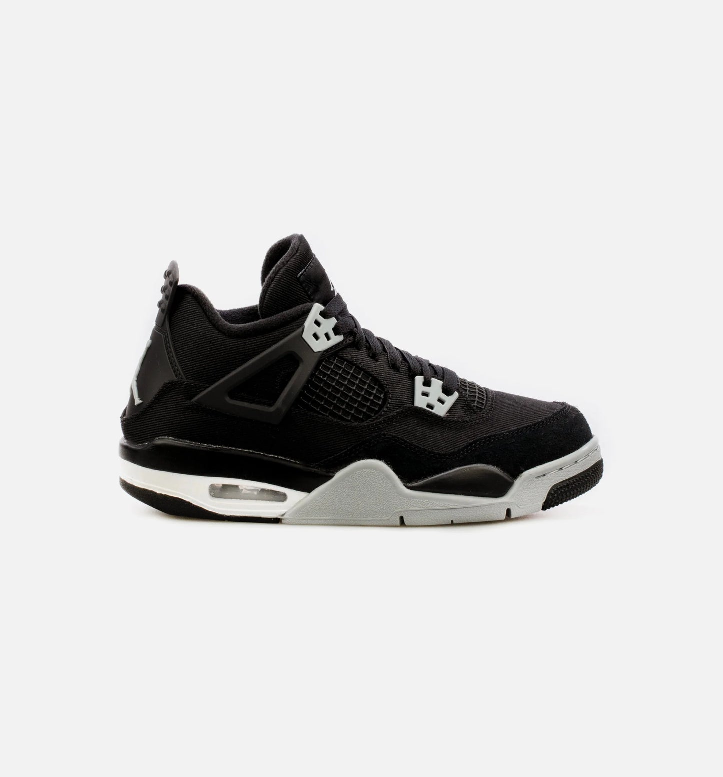 Air Jordan 4 Retro SE Grade School Lifestyle Shoe Black Grey Limit One Per Customer