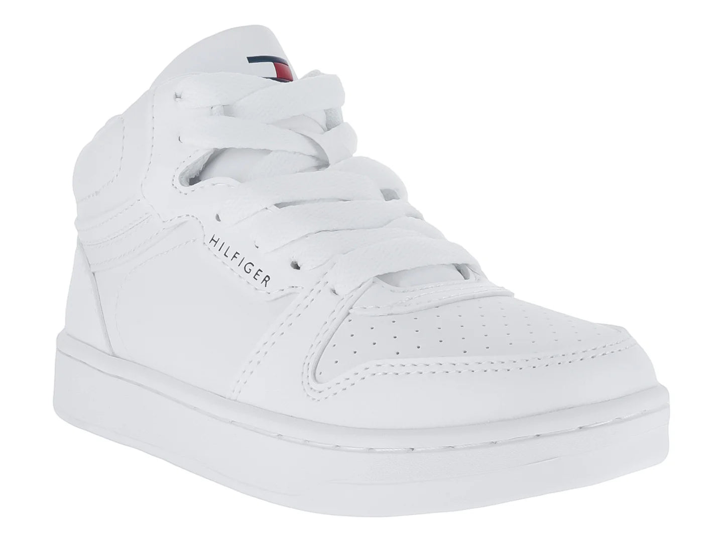 Tenis Tommy Hilfiger Cade Court Mid Blancos para Niño