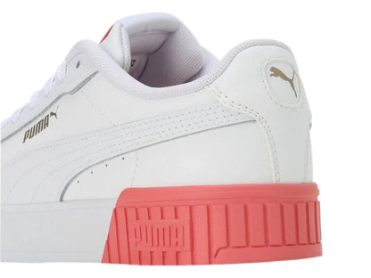 Tenis PUMA Carina 20 Blanco y Rosa para Mujer