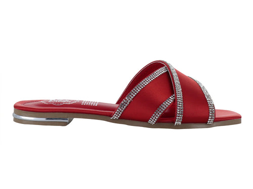 Sandalias MELIANA Rojas Brillantes para Mujer