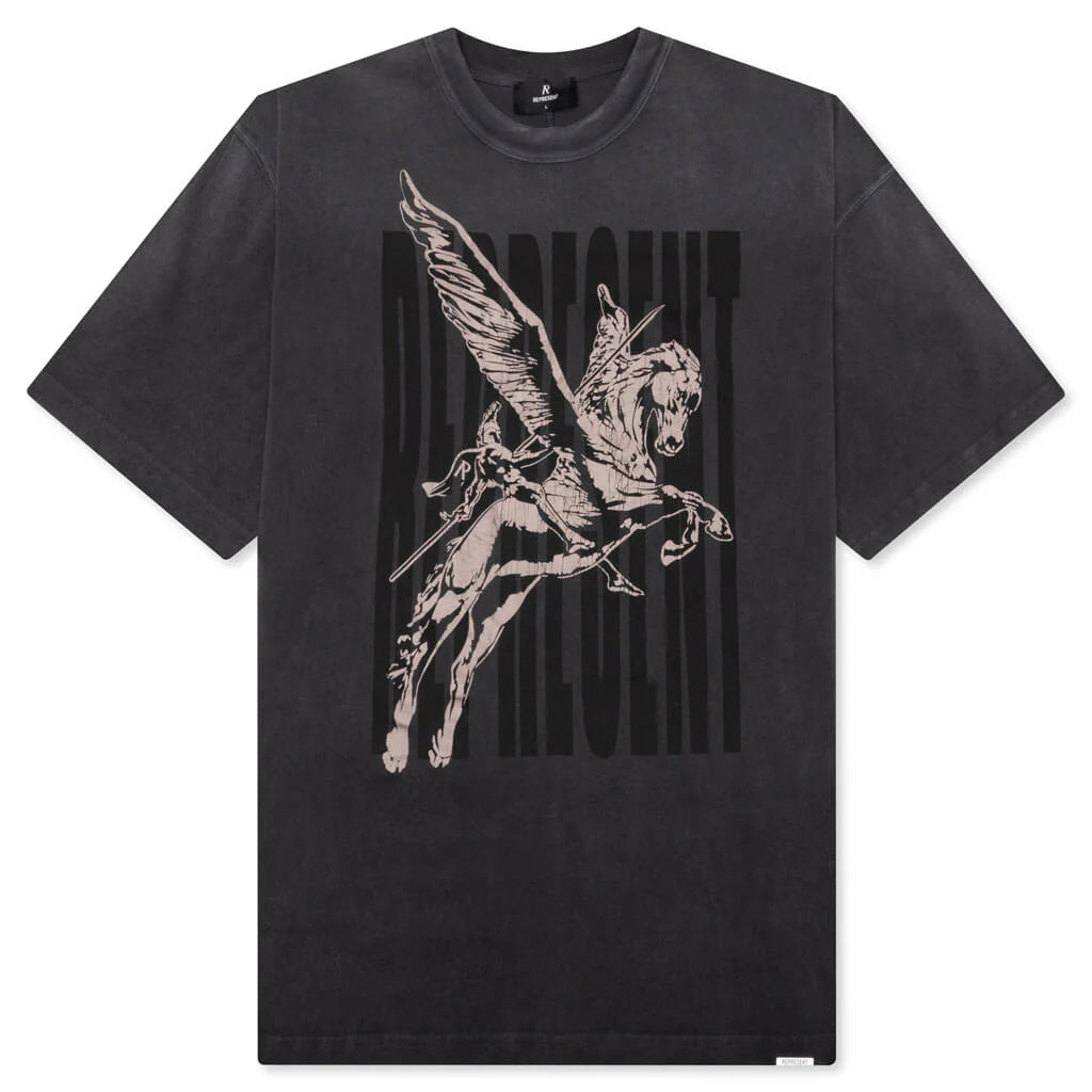 Spirits Mascot T Shirt Aged Black