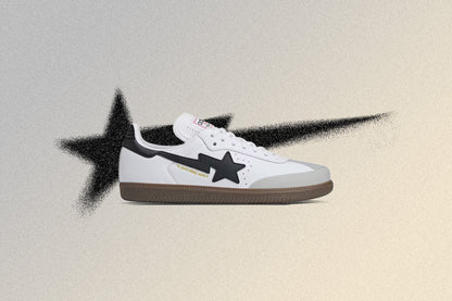 Adidas x BAPE Samba Cloud White Core Black Gum