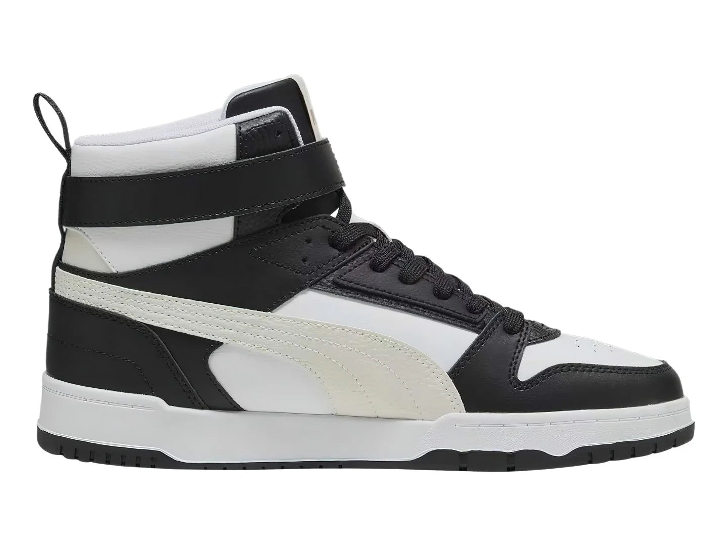 Tenis PUMA RBD Game Blanco Negro y Gris para Hombre
