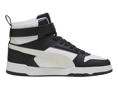 Tenis PUMA RBD Game Blanco Negro y Gris para Hombre