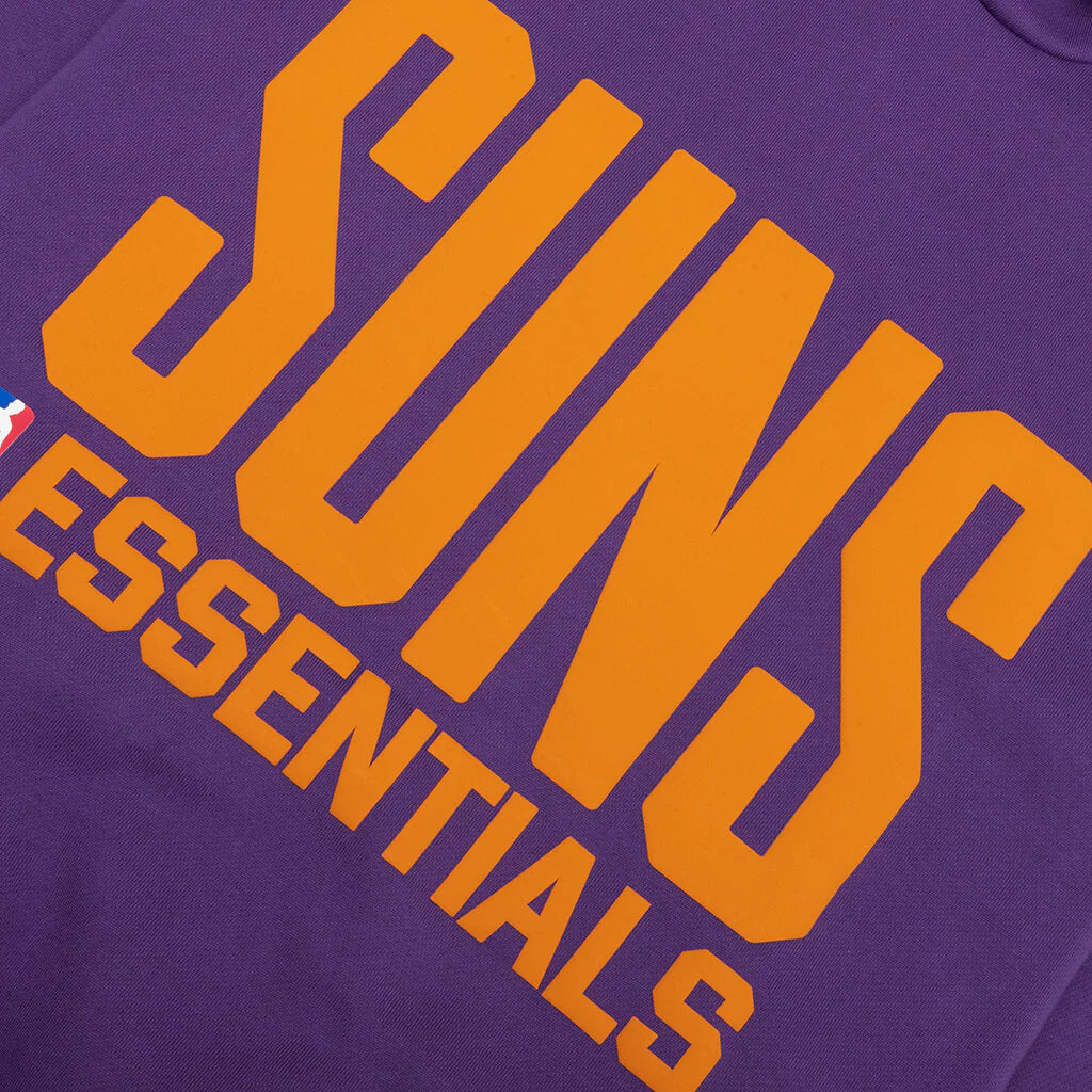 Fear of God Essentials x NBA Suns Sport Hoodie Purple Reign