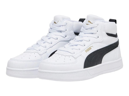 Tenis PUMA Caven 20 Mid Blanco y Negro para Niño