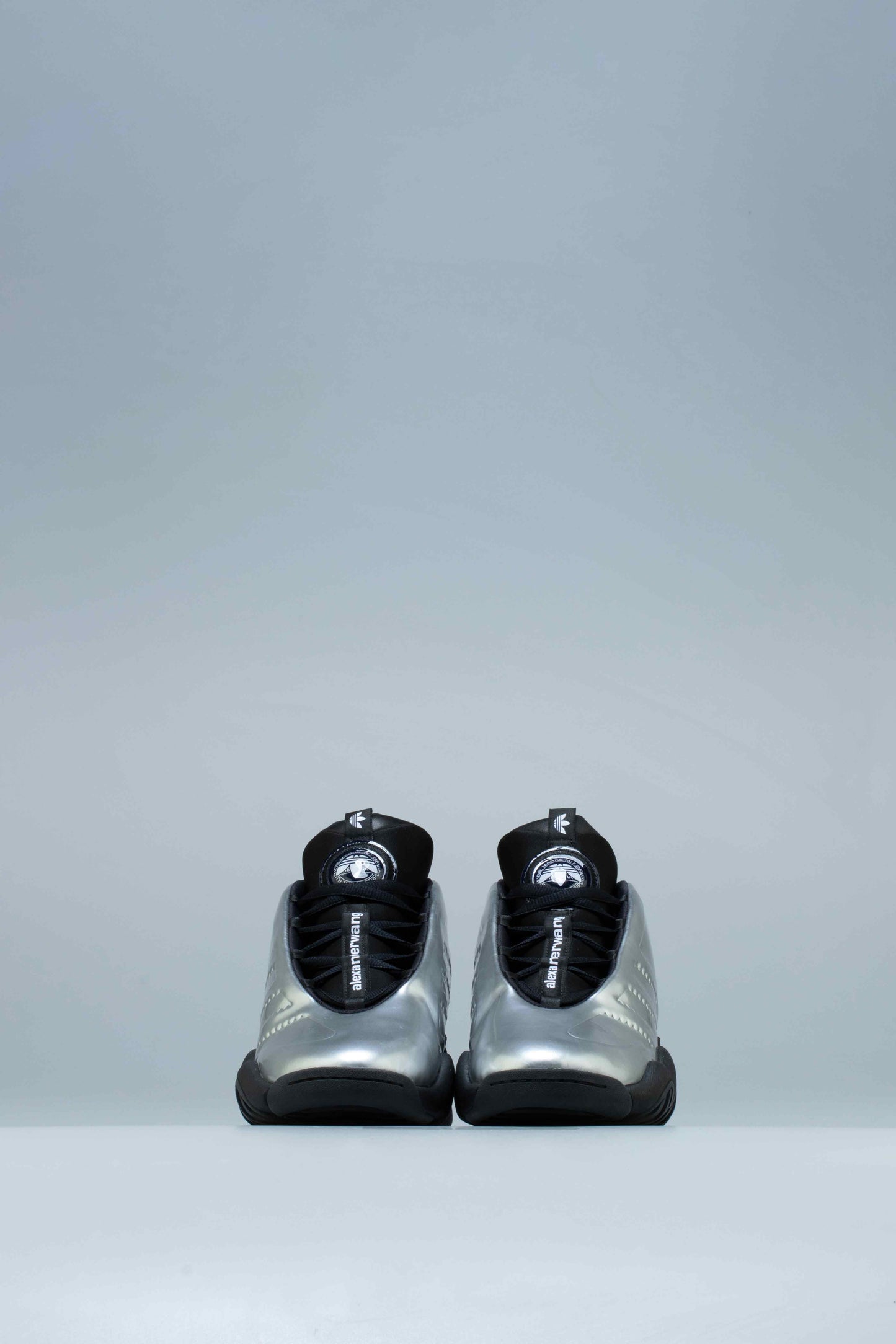 Alexander Wang Futureshell Mens Shoe Metallic Silver Black