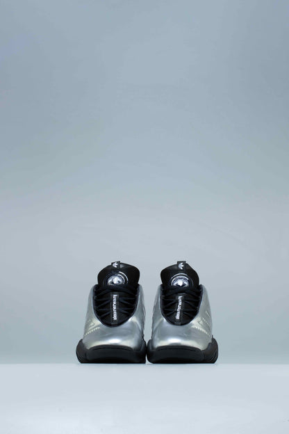 Alexander Wang Futureshell Mens Shoe Metallic Silver Black