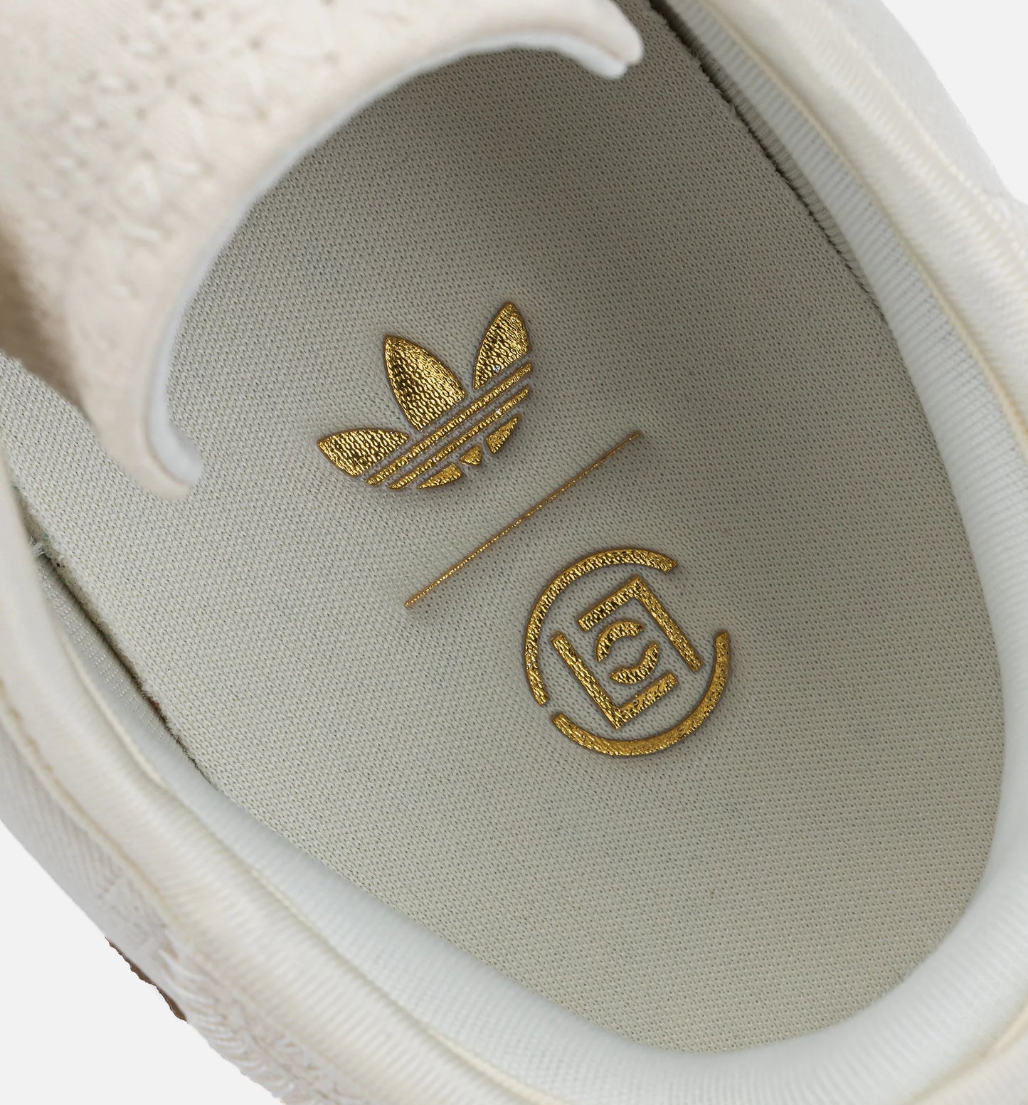 Clot x Gazelle Mens Lifestyle Shoe Cream White Core White Gold Metallic
