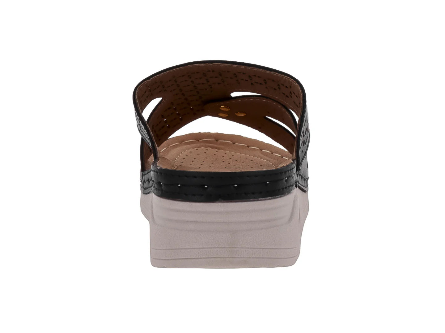 Sandalias Pantuflas Flexmas Negro para Mujer