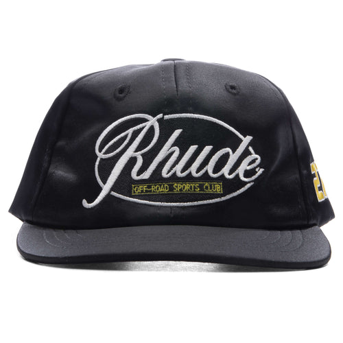 Sports Club Curved Brim Hat Black