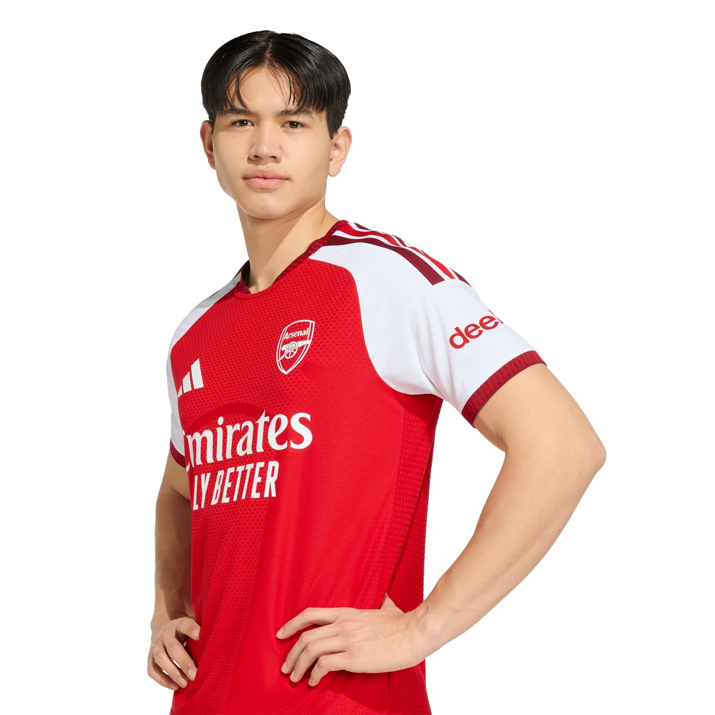adidas Arsenal FC Home Authentic Mens Soccer Jersey 26 27 Red