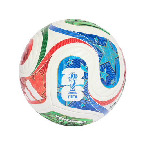 adidas FIFA World Cup 26 Trionda Pro Soccer Ball White Blue Red