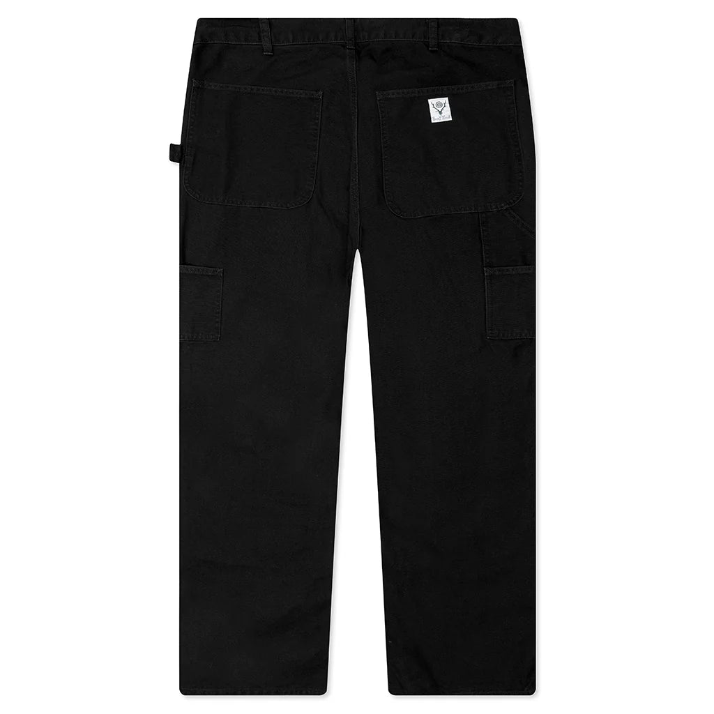 Cotton Canvas Painter Pant Black