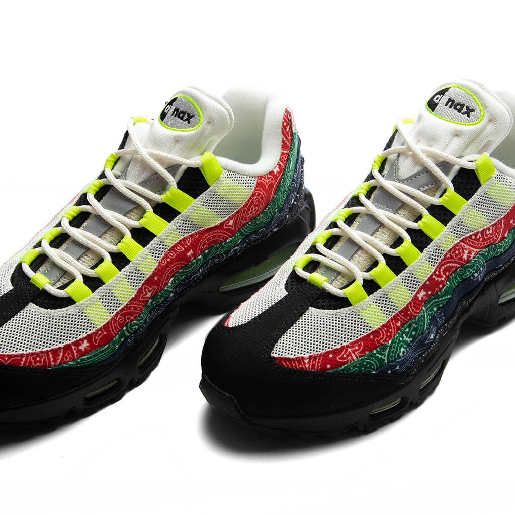 Air Max 95 Big Bubble Sail Volt University Red Sport Green