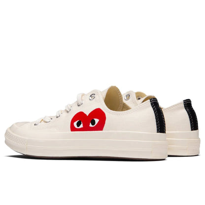 Converse x Comme Des Garcons PLAY All Star Chuck 70 Ox White