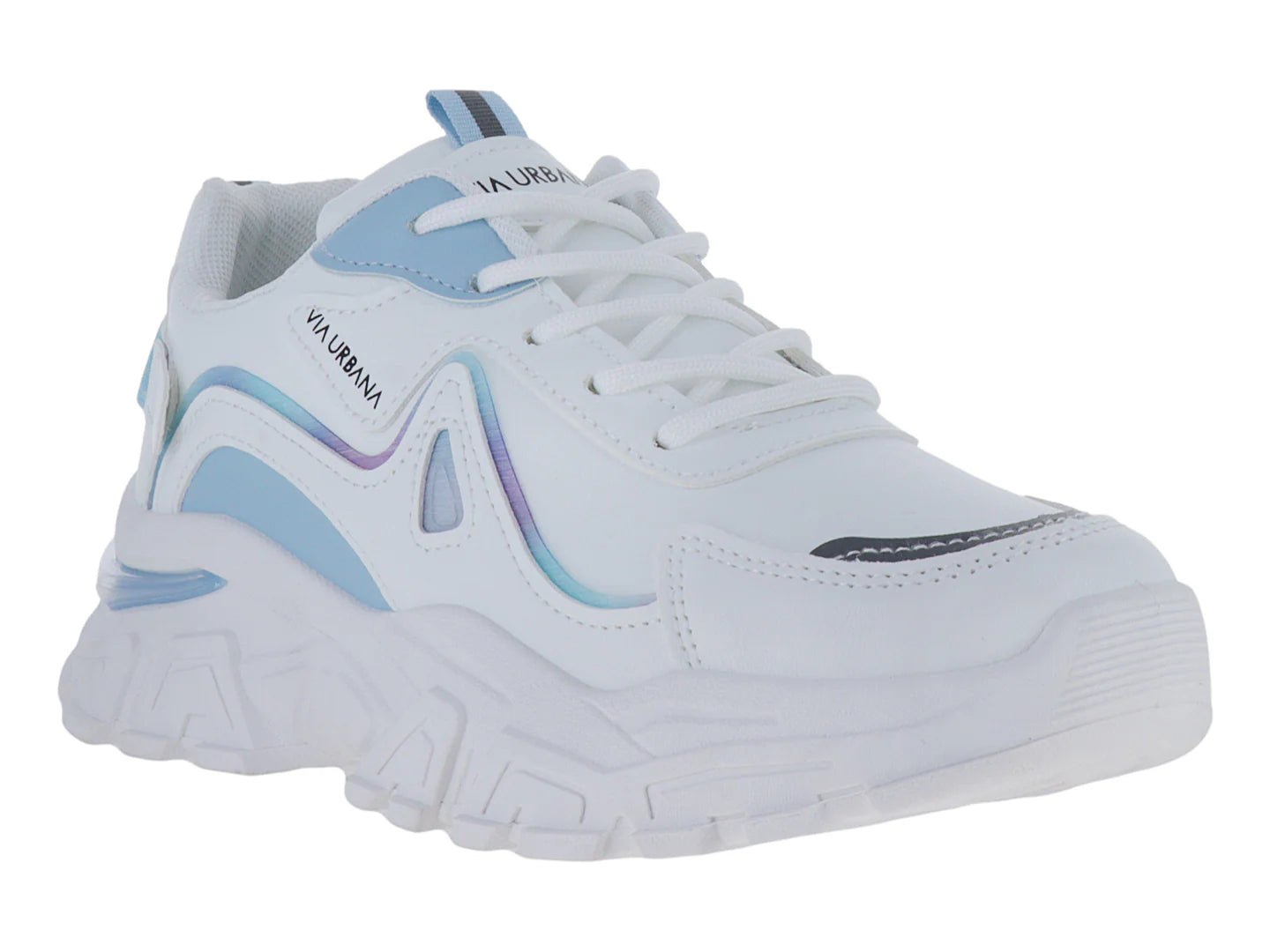 Tenis Via Urbana Blanco Azul para Mujer